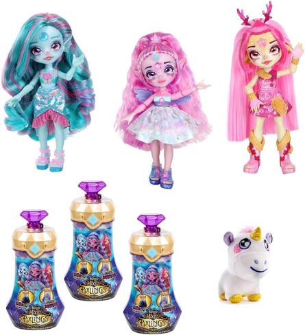 INCREDITOYZ Magic Mixies Pixlings All Three Characters 3-Pack (Marena, Deerlee, Unia) Bundled Gift Set in Kuwait
