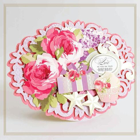 مجموعة صنع بطاقات عيد الميلاد الهزاز من آنا جريفين - مستلزمات صناعة البطاقات DIY للبالغين - دعوة عيد ميلاد ، معايدة عيد ميلاد - تصنع 20 بطاقة - 13 سم × 19 سم in Kuwait