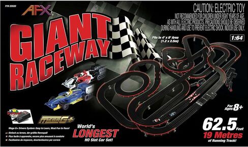 اي اف اكس / مجموعة مضمار سباق عملاقة بدون عداد رقمي AFX22020 HO Slot Racing in Saudi Arabia