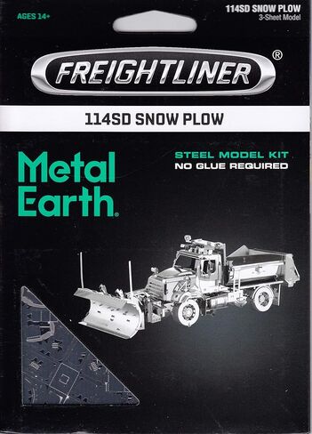 Fascinations Metal Earth Freightliner Snow Plow 3D Metal Model Kit in Saudi Arabia