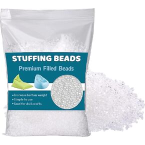 Jmuiiu 100g/3.52oz Poly Pellets, Weighted Beads Stuffing in Saudi Arabia