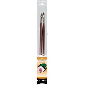 da Vinci Oil & Acrylic Series 5225 Top Acryl Long-Handled Paint Brush Set, Multiple Sizes, 4 Brushes (Series 7182, 7482, 7782) in Saudi Arabia