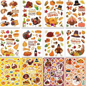 24 Sheets Christmas Stickers for Kids(8 Different Styles), 366pcs Holiday Stickers for Water Bottles Crafts Party Favors in Kuwait
