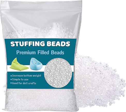 Jmuiiu 100g/3.52oz Poly Pellets, Weighted Beads Stuffing in Kuwait