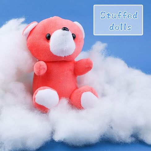 1000g/35.27OZ Polyester Fiberfill Stuffing, Fiber Fill Stuffing, Recycled Premium Polyester Fiber, High Resilience Fiber Fill Stuffing, Pillow Stuffing, Cushions Stuffing DIY Crafts in Kuwait