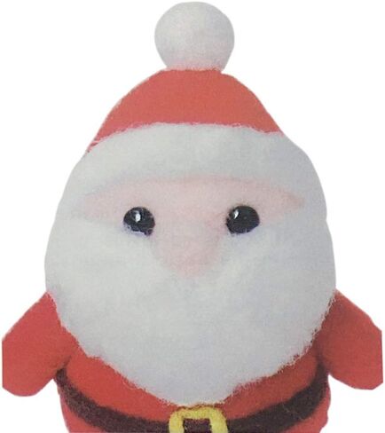 مجموعة ادوات لباد صوف سانتا كلوز مع صندوق هدايا، مجموعة ابرة لباد للكريسماس للمبتدئين، مجموعة زينة الكريسماس، 4 ابر، 2 عينين، بساط فوم لباد، تعليمات من سيكل in Kuwait