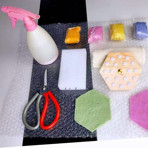 وييكيم اداة التلبيد الرطب/ اداة خشبية للتلبيد الرطب/كتلة الامتلاء، رائعة للعمل على الدرزات، اللباد المسطح، تشكيل قبعات اللباد / الشباشب المصنوعة من اللباد in Kuwait