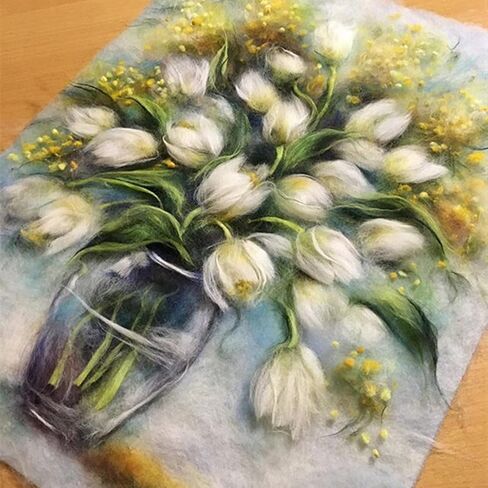 وييكيم اداة التلبيد الرطب/ اداة خشبية للتلبيد الرطب/كتلة الامتلاء، رائعة للعمل على الدرزات، اللباد المسطح، تشكيل قبعات اللباد / الشباشب المصنوعة من اللباد in Kuwait