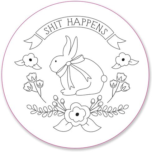 Snarky Embroidery Pattern Transfers (set of 10 hoop designs!) in Saudi Arabia