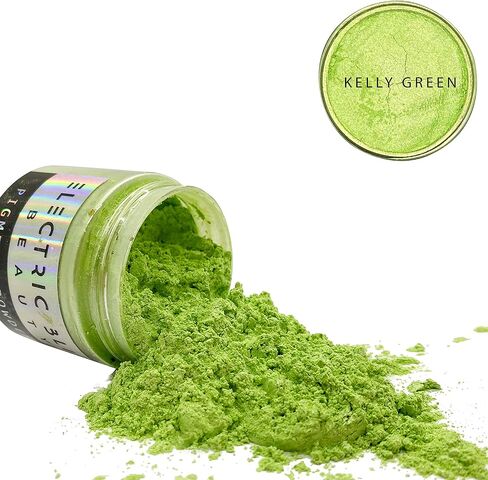 1 oz - Aqua Blue Mica Powder - Cosmetic Grade - 25 Colors Available, Use for Cosmetics, Slime, Candles, Paints, Bath Bombs, Epoxy Resin, Soap, Clay, Nail Art, Jewelry (Aqua) in Kuwait