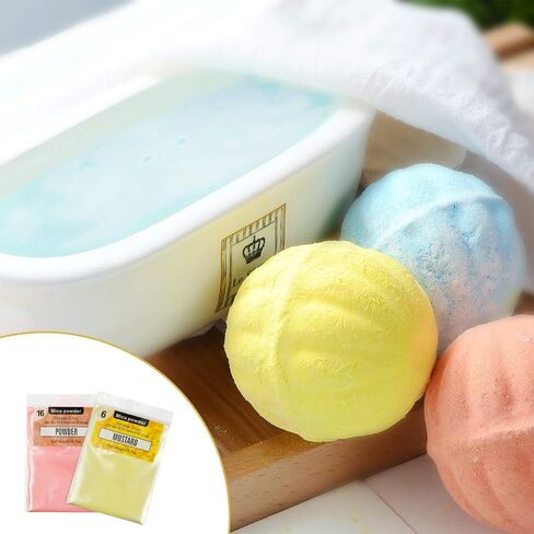 Mica Powder for Epoxy Resin: 50 Colors Pearlescent Pigment Powder for Soap Making/Epoxy Resin/Lip Gloss/Slime/Candle Making/Car Freshies in Saudi Arabia