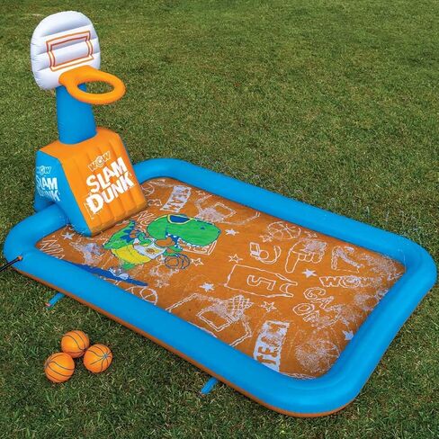 منزلق WOW Sports Swirl Splash Pad (الشريحة فقط)، منزلق مائي في الفناء الخلفي للأطفال من أجل متعة الفناء الخلفي in Kuwait