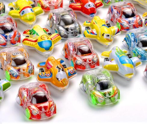 buauty 100 جهاز كمبيوتر شخصى لعبة سيارات صغيرة سحب السيارات، الطرف تفضل للأطفال، سباق السيارات الصغيرة كرنفال جوائز الفصول الدراسية المكافآت، بيناتا تخزين حقيبة جودي حشو عيد ميلاد للفتيات الفتيان طفل صغير in Kuwait