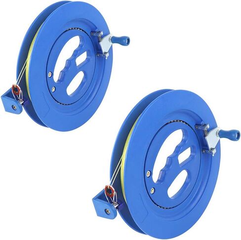 #NA 2 قطعة بكرة خيط طائرة ورقية، خيط طائرة شراعية، عداء طائرة ورقية 7 بوصة 6 بوصة بكرة بكرة بكرة بكرة لفائف للكبار والأطفال، اكسسوارات طائرات ورقية احترافية للاستخدام الخارجي، تحكم في خاصية القفل in Kuwait