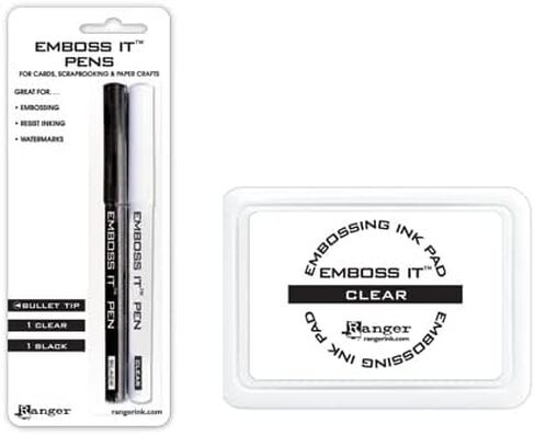 حزمة لوحة حبر وقلم منقوشة بالحرارة من Ranger (الحزمة: وسادة/قلم) in Kuwait