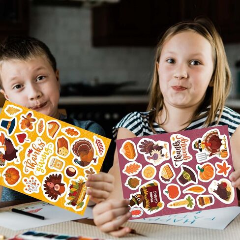 24 Sheets Christmas Stickers for Kids(8 Different Styles), 366pcs Holiday Stickers for Water Bottles Crafts Party Favors in Kuwait