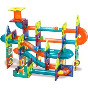 Magnetic Tiles Magnetic Blocks Marble Run STEM Toys for Kids, Boys and Girls in Kuwait
