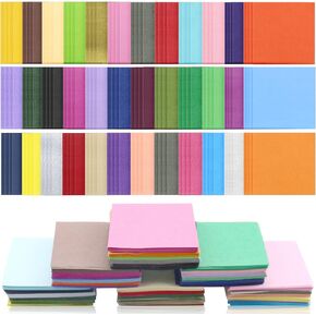 Jyongmer 3600 ورقة مربعات مناديل ورقية مقاس 3 بوصات، مجموعة مناديل فنية ملونة 36 لونًا متنوعًا من ورق مناديل قوس قزح للفنون والحرف اليدوية وسجلات القصاصات وفن الخدش وأنسجة حفلات أعياد الميلاد in Kuwait