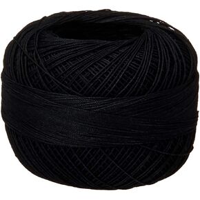 Lizbeth Size 80 HH80604 Cotton Thread, Black in Saudi Arabia