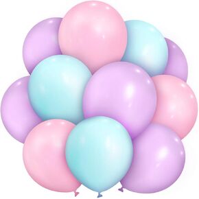 TecUnite 100 Pcs Red Black Gold Latex Balloons 13 Inch Colorful Round Balloons for Wedding Birthday Festival Racing Car Poker Card Party Decoration in Kuwait