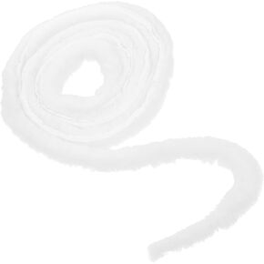 Faux Wool Christmas Faux Fur Waist Trimmer Belt for Women Christmas Trimming Ribbon Christmas Tree Decorative Ribbon Fuzzy Fabric Fluffy White Manual Artificial Fur Miss ski hat in Saudi Arabia