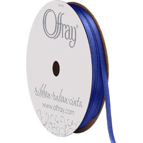 Offray 1/8" Wide Double Face Satin Ribbon, 8 Yards, Lemon Grass Green in Saudi Arabia