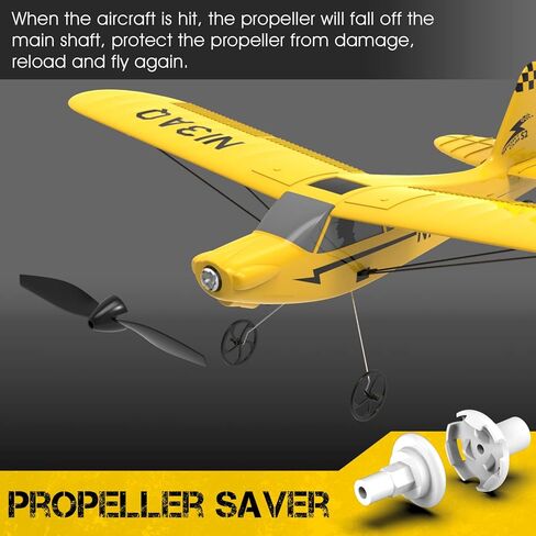 VOLANTEXRC RC Airplane TrainStar Mini 2.4GHz 3 Channel Remote Control Plane RTF Ready to Fly with Xpilot Stabilization System Easy to Fly for Beginners (761-1 RTF) in Kuwait