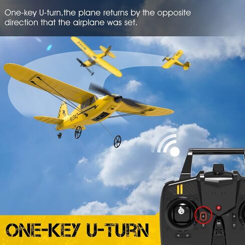 VOLANTEXRC RC Airplane TrainStar Mini 2.4GHz 3 Channel Remote Control Plane RTF Ready to Fly with Xpilot Stabilization System Easy to Fly for Beginners (761-1 RTF) in Kuwait