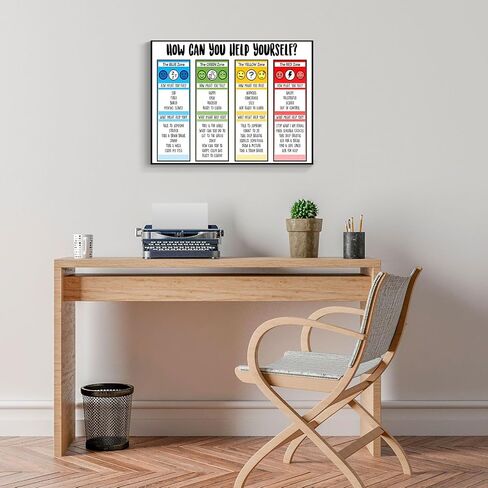 ARBOMG Children's emotional charts Mental health posters help students understand emotions posters -emotions poster Calm Down Corner Classroom Decorations For Preschool Teachers 12x16 inch UnFramed in Kuwait