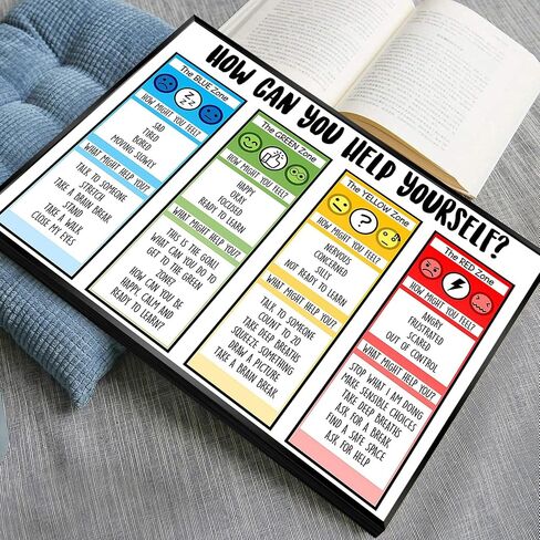 ARBOMG Children's emotional charts Mental health posters help students understand emotions posters -emotions poster Calm Down Corner Classroom Decorations For Preschool Teachers 12x16 inch UnFramed in Kuwait