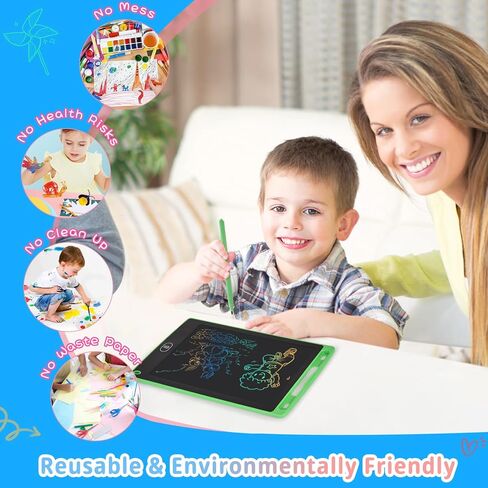 3PCS in 1 Pack LCD Writing Tablet for Kids Games Drawing Doodle Board. Drawing Pads Toddler Learning Toys, Birthday Gifts for Teens Boys, Gifts for Kids Ages 3 4 5 6 7 8 Year Old Girls Boys in Kuwait