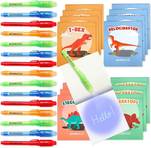 BONNYCO Invisible Ink Pen and Notebook Pack of 32 Party Favors for Kids in Kuwait