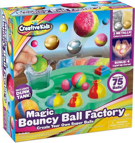 Creative Kids DIY Magic Bouncy Balls - 43 Ball Kit - STEM Science Toys in Kuwait