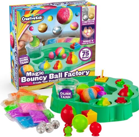 Creative Kids DIY Magic Bouncy Balls - 43 Ball Kit - STEM Science Toys in Kuwait
