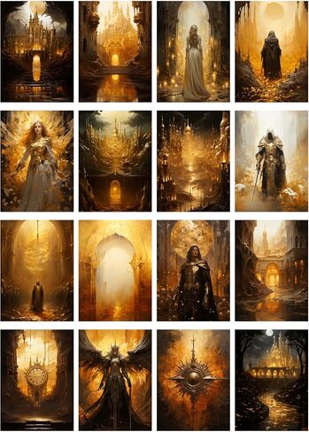 Decoupage Paper Pack (35 Sheets 6"x8") Beautiful Powerful Women in Gorgeous Castles FLONZ Vintage Illustration Pictures Cards for Decoupage, Craft and Scrapbooking in Saudi Arabia