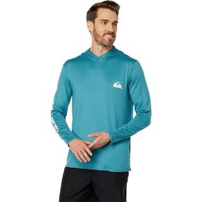 Quiksilver Mens Long Sleeve UV Protection Hooded Rashguard