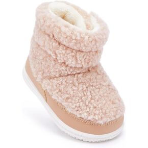 BMCiTYBM أحذية الثلوج للأطفال الأولاد والبنات أحذية الشتاء الدافئة خفيفة الوزن أحذية خارجية للأطفال الرضع 6 9 12 18 24 شهرًا in Kuwait