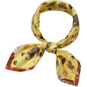 corciova western neck scarf for men black neckerchief 21x21 women silk hair scarf ladies short bandana paisley purse scarf in Saudi Arabia