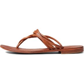 Free People Womens Kayla Leather Thong Slide Sandals