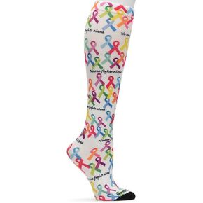 Nurse Mates Women's 360 12-14Mmhg Compression Sock (Awareness Ribbons) in Saudi Arabia