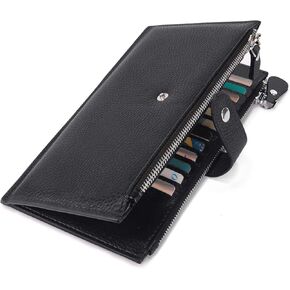 YALUXE Wallet for Women RFID Blocking Genuine Leather Multi Slots Organizer with Zipper Pocket Credit Card Holder Bifold in Saudi Arabia