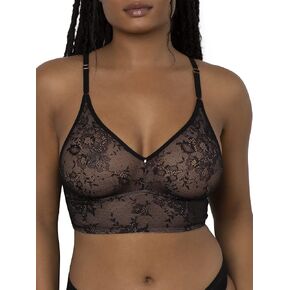 المرأة الذكية والمثيرة السلس الدانتيل الخطوط الطويلة Bralette in Kuwait