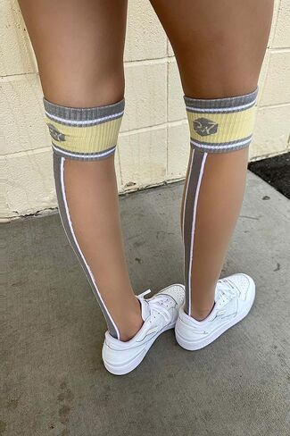 DEL MAR 7 Stylish Knee High Socks for Women, Trendy Over-the-Calf Length, Comfortable Knee Length Socks in Kuwait