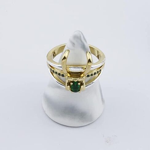 حلقة خوذة البطل الخارق WFSJRED Loki Ring، للجنسين مجوهرات هدايا مارفل هدايا الهالوين التنكرية والمجوهرات in Kuwait