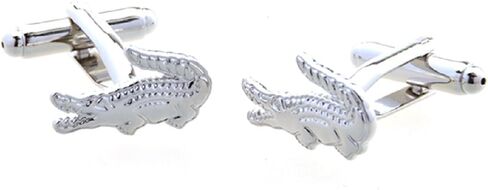 MRCUFF Alligator Gator Pair Cufflinks in a Presentation Gift Box & Polishing Cloth in Saudi Arabia