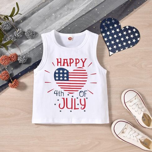 Aalizzwell Little Toddler Girls 4th of July Outfit in Saudi Arabia