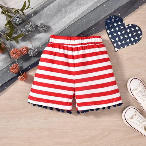 Aalizzwell Little Toddler Girls 4th of July Outfit in Saudi Arabia