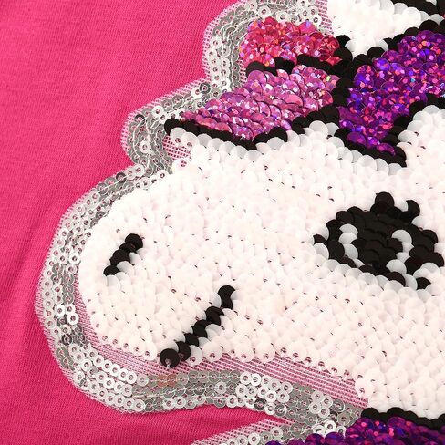 قمصان بدون أكمام للفتيات من HH Family لطيفة ومطرزة بالترتر للأطفال ملابس صيفية in Kuwait