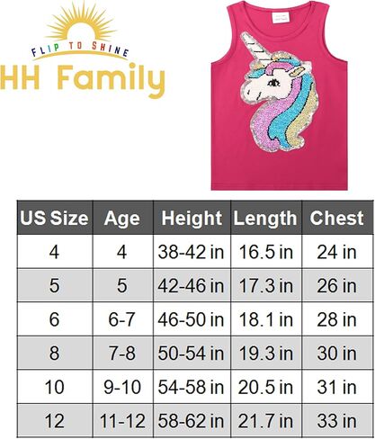 قمصان بدون أكمام للفتيات من HH Family لطيفة ومطرزة بالترتر للأطفال ملابس صيفية in Kuwait