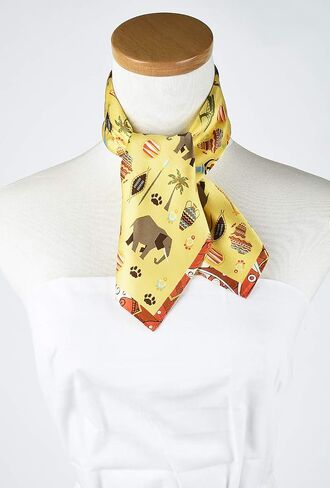 corciova western neck scarf for men black neckerchief 21x21 women silk hair scarf ladies short bandana paisley purse scarf in Kuwait